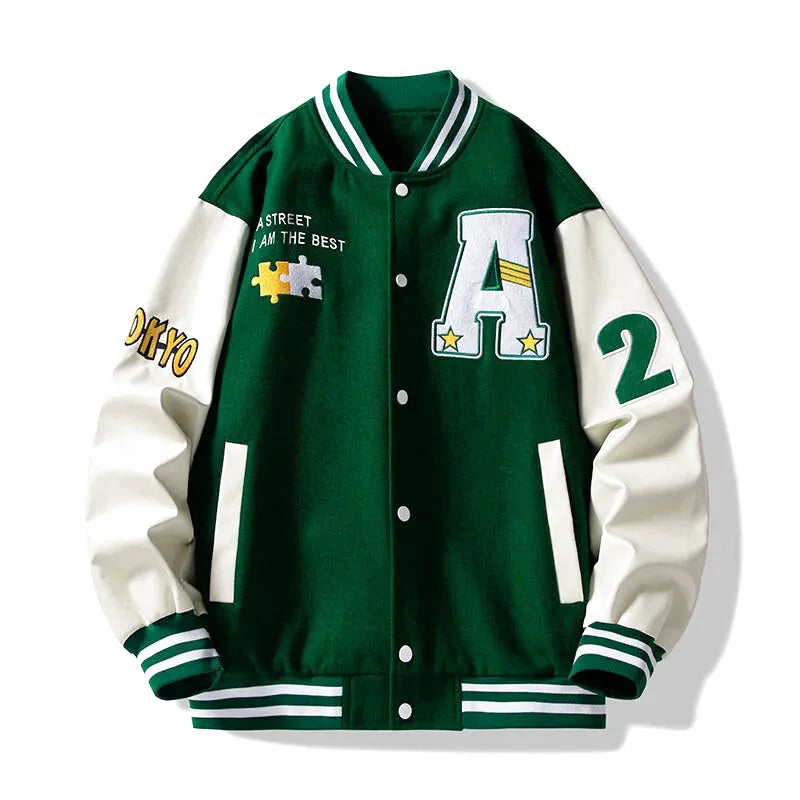 Blouson Teddy Vintage Vert Green 22120 2XL