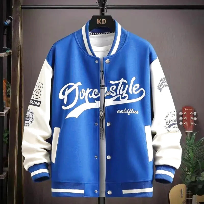 Veste Football Américain Bleue – Veste Teddy