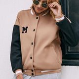 Blouson Teddy Bicolore Femme