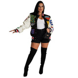 Bomber Américain Varsity pour Femme