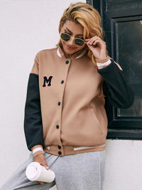 Blouson Teddy Bicolore Femme