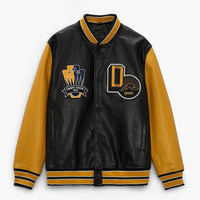 Teddy Jacket "Authentic Varsity" en Cuir