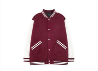 Blouson Teddy Rouge Bordeaux