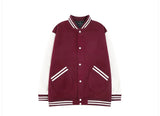 Blouson Teddy Rouge Bordeaux