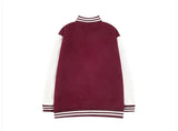 Blouson Teddy Rouge Bordeaux