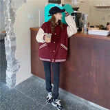 Blouson Teddy Rouge Bordeaux