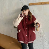 Blouson Teddy Rouge Bordeaux