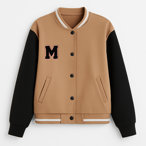 Blouson Teddy Bicolore Femme – Veste Teddy