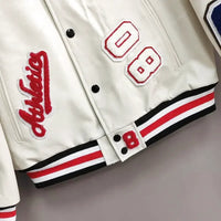 Veste Baseball Blanche