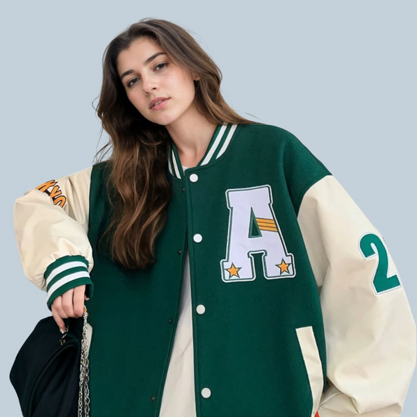 Veste Universitaire Femme Verte